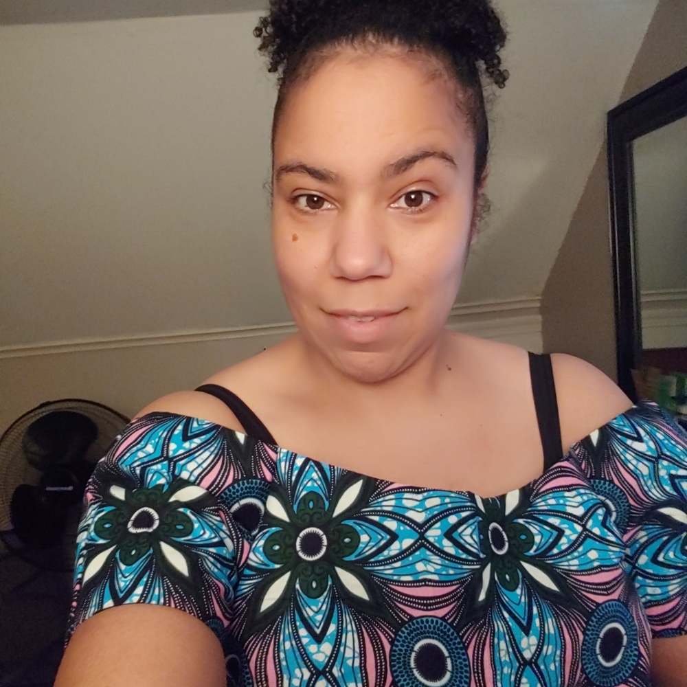 African Ankara 2 piece top and skirt.